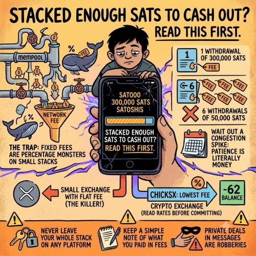 So You Finally Stacked Enough Sats to Cash Out. Read This First.
